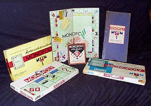 [ Chris Mospaw's Monopoly® collection picture ]