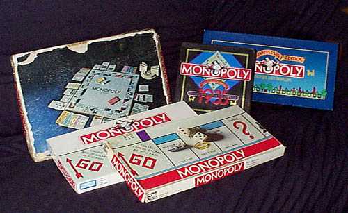 [ Chris Mospaw's Monopoly® collection picture ]