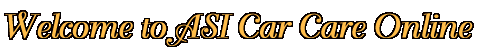 [ Welcome to ASI Car Care Online ]