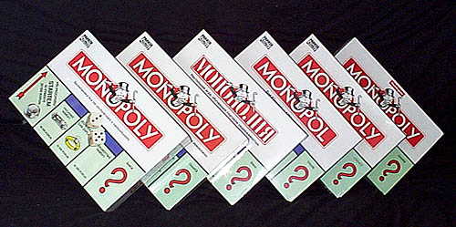 [ Chris Mospaw's Monopoly® collection picture ]