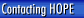 [ Contacting HOPE Counseling Centers ]